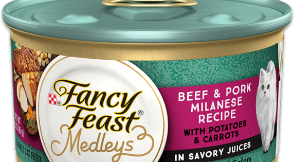 Fancy Feast Medleys Beef & Pork Milanese With Potatoes And Carrots In Savory Juices